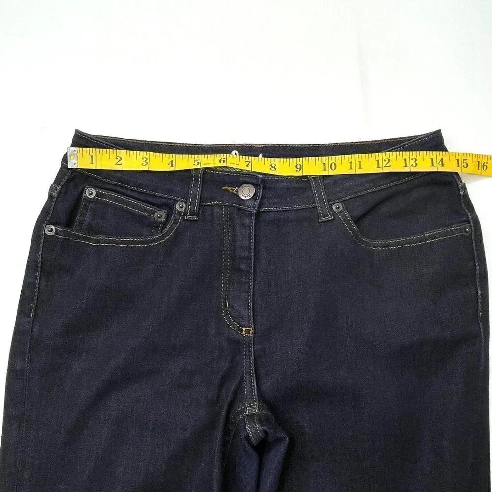 Boden Dark Wash Skinny Ankle Zip Skinny Jean